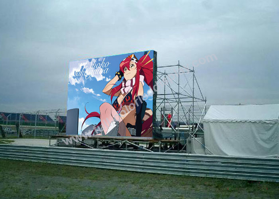 Movable Outdoor Rental LED Display P10 Easy Installation 14.5kg