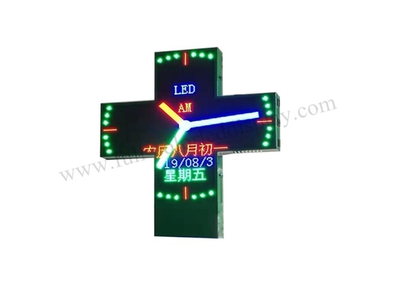 Steel Housing Led Outdoor Display Board P10 IP65 For Displaying Temperature